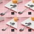 thumbnail image 3 of Fnochy Cute Dog Spoon Long Handle Stainless Steel Coffee Tea Dessert Tool Kitchen Gadget, Food Grade 304 Rust-Free Durable Flatware, Easy to Clean Dishwasher Safe, Hanging Design for Cups, 3 of 3