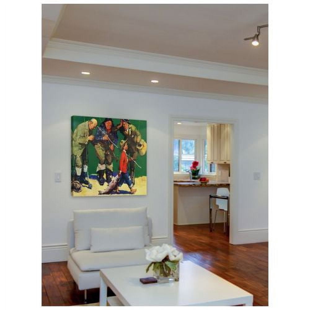 "The Best Fisherman" Painting Print on Wrapped Canvas