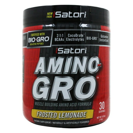iSatori - Amino-Gro Muscle Building Amino Acid Formula Frosted Lemonade - 9.52