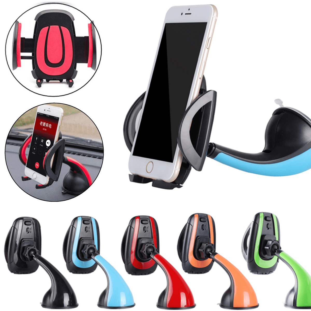 360° Universal Car Windscreen Phone Holder Dashboard Holder Mount Stand