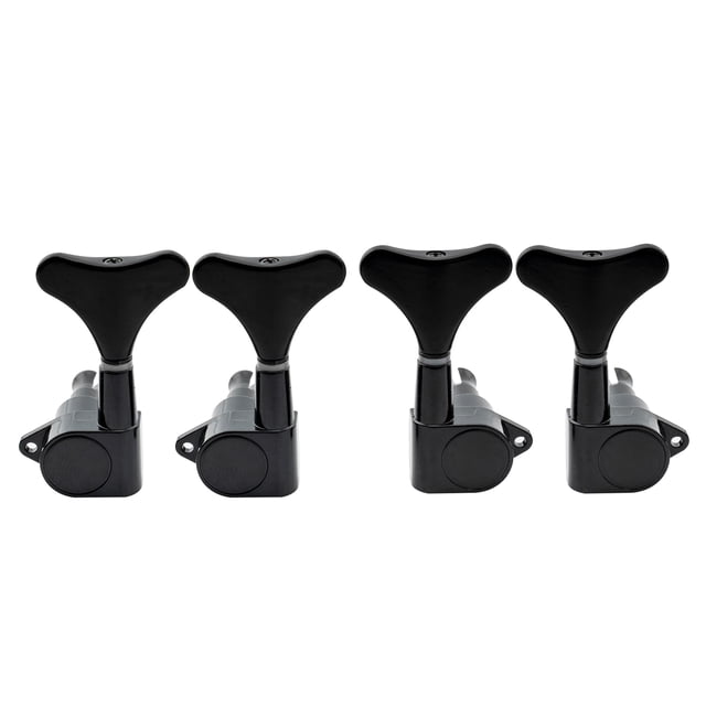 Clavijas de afinación para bajo Musiclily 2+2 Sealed 2R2L negras