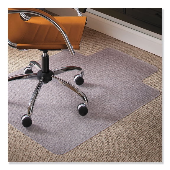 E.s. Robbins Natural Origins Chair Mat With Lip For Carpet, 36 X 48, Clear