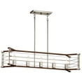 thumbnail image 2 of Kichler Lighting Lente - Five Light Linear Chandelier, Brushed Nickel Finish, 2 of 2