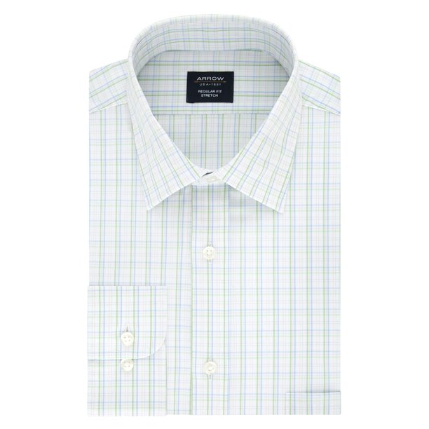 Arrow Men's Arrow RegularFit Stretch SpreadCollar Dress Shirt