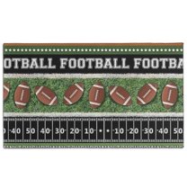 Colorful Football Field and Balls Pattern Door Rugs,Washable Non Slip Door Mats Indoor,Decorative Door Mats,Entry Mat Indoor for Entrance,Bedroom,Kitchen,Bathroom,17"x30"