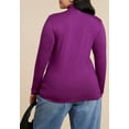 thumbnail image 2 of ELOQUII Women's Plus Size Layering Turtleneck, 2 of 3