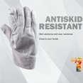 thumbnail image 1 of mmirethe 12 pair Double Layer 24 Lines Canvas Labor Working Gloves Welding Thickened Wear-Resistant Industry Security Protection Mittens, 1 of 6