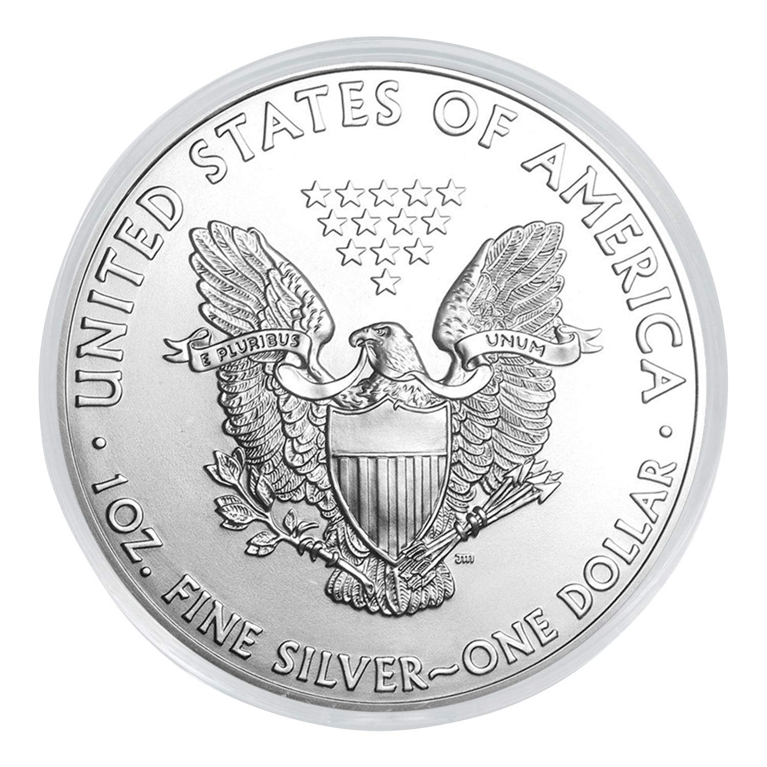 Plastic Air Tite Dollar Coins Capsules Silver Eagle Protector Clear American Collectors Cases Tight Treasures Storage Containers Collection Supplies Houseables Coin Holder 25 Pack 40 mm