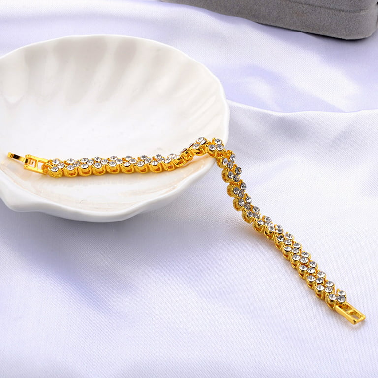 Jikolililili Rainbow Bracelet Necklace Diamond Jewelry Set Vintage Choker  Clavicle Chain Adjustable Chain Bracelet For Women Teen Girls In Women's  Jewelry  