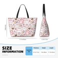 thumbnail image 4 of Fotbe Cute Rabbit Bolsa de Viaje para Playa - Resistente al Agua, Bolsa Tote de Gran Capacidad y Ligera con 7 Bolsillos para Mujeres y Hombres, 4 of 7