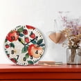 thumbnail image 2 of Yayeee 10" Wall Clock Battery Operated Quartz Round Silent Non-Ticking Home Decor, Strawberry Pattern, 2 of 6