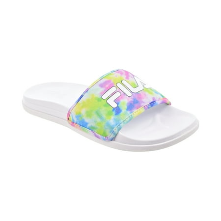 

Fila Drifter Lux Tie Dye Women s Slide Sandals White-Light Green 5sm01539-142
