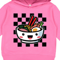 thumbnail image 3 of Inktastic Ramen Lover Checkered Toddler Hoodie, 3 of 4