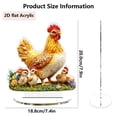 thumbnail image 3 of HmNPlay Easter Bunny Egg 3D Acrylic Desktop Ornament - Kids Safe Home Decor with Non Slip Base, Spring Tabletop Display for Gift Basket & Holiday Decorating (Ready to Gift)​, 3 of 9