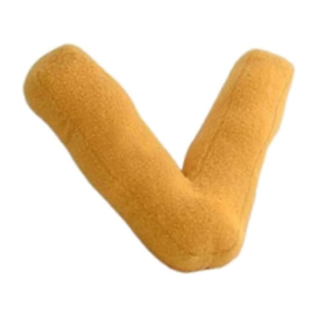 WIFKLSIIPG V English Letter Pillow Alphabet Combination Sofa Bedside Special Shaped Pillow