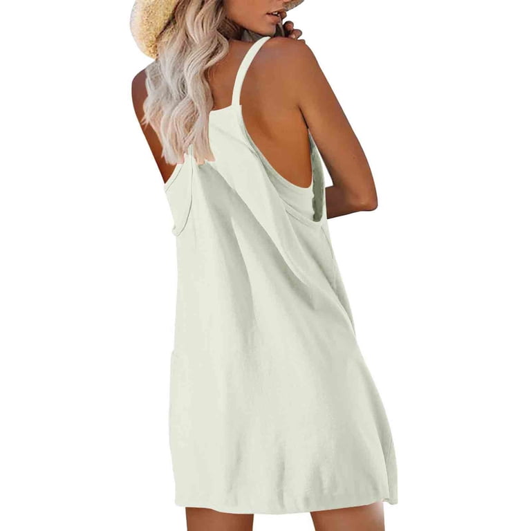 Dress with Built In Shorts Womens Rompers Summer Dress with Shorts  Underneath Jumpsuits for Women Shorts Beach Romper Women's Summer  Comfortable Casual Suspender Shorts Pocket Jumpsuit Shorts - Walmart.com