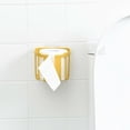 thumbnail image 5 of Wall Mounted Large Capacity Paper Boxe Tissue Holder Punch-free Toilet Rack Gift, 5 of 7