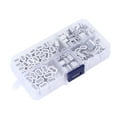 thumbnail image 4 of 180pcs Crimping Loop Sleeve Kit 6‑Size Aluminum Double Barrel Ferrule Universal for Wire Rope Cable Line End, 4 of 14