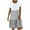 Gray, variant on Edvintorg Plus Size Dresses Women Fashion Stripe Patchwork Round Neck Short Sleeve Loose Casual Dress Summer Vacation Dresses for Women 2025