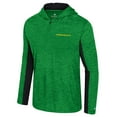 thumbnail image 2 of Men's Colosseum Green Oregon Ducks Always Sunny Quarter-Zip Hoodie, 2 of 3