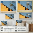 thumbnail image 4 of Designart "Harmonious Void In Yellow And Blue Minimalism" Minimalism Floater Framed Wall Art Living Room, 4 of 5
