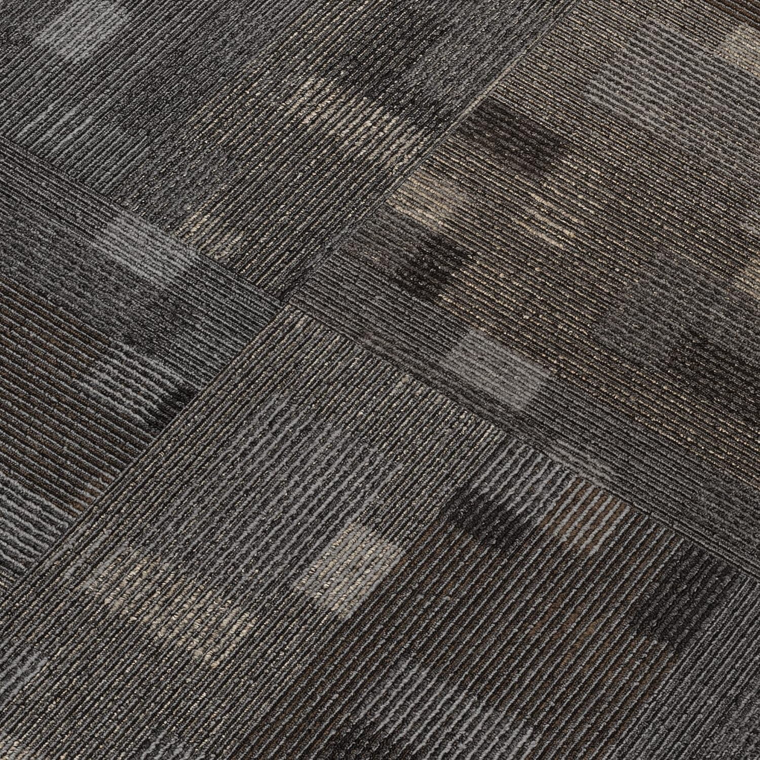 Mohawk Basics 24" x 24" Carpet Tile Sample with EnviroStrand™ PET Fiber in Smoke (1 piece)