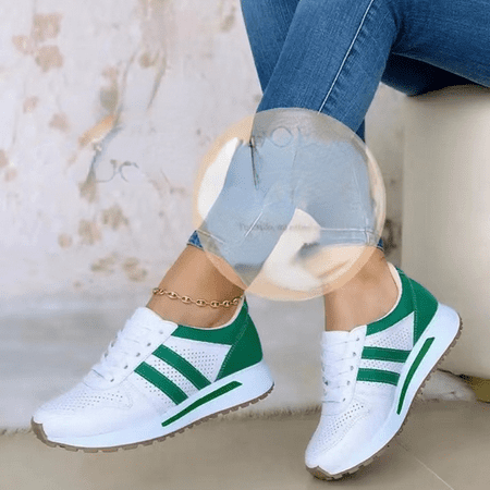 NAYUKA Womens Sports Casual Shoes 2023 New Autumn Large New Wedge Heel Casual Fashion Womens Shoes Women Sneakers Zapatos De Mujer