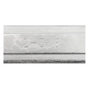 Performance Tool W355B 2-3/8 in. Combination Wrench, Drop-Forged Chrome Alloy Steel, Satin Chrome Finish, Rounded Box End
