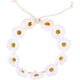 thumbnail image 1 of Diadema de flores de margaritas, corona de girasol boho, corona de flores para el cabello (blanca), 1 of 5