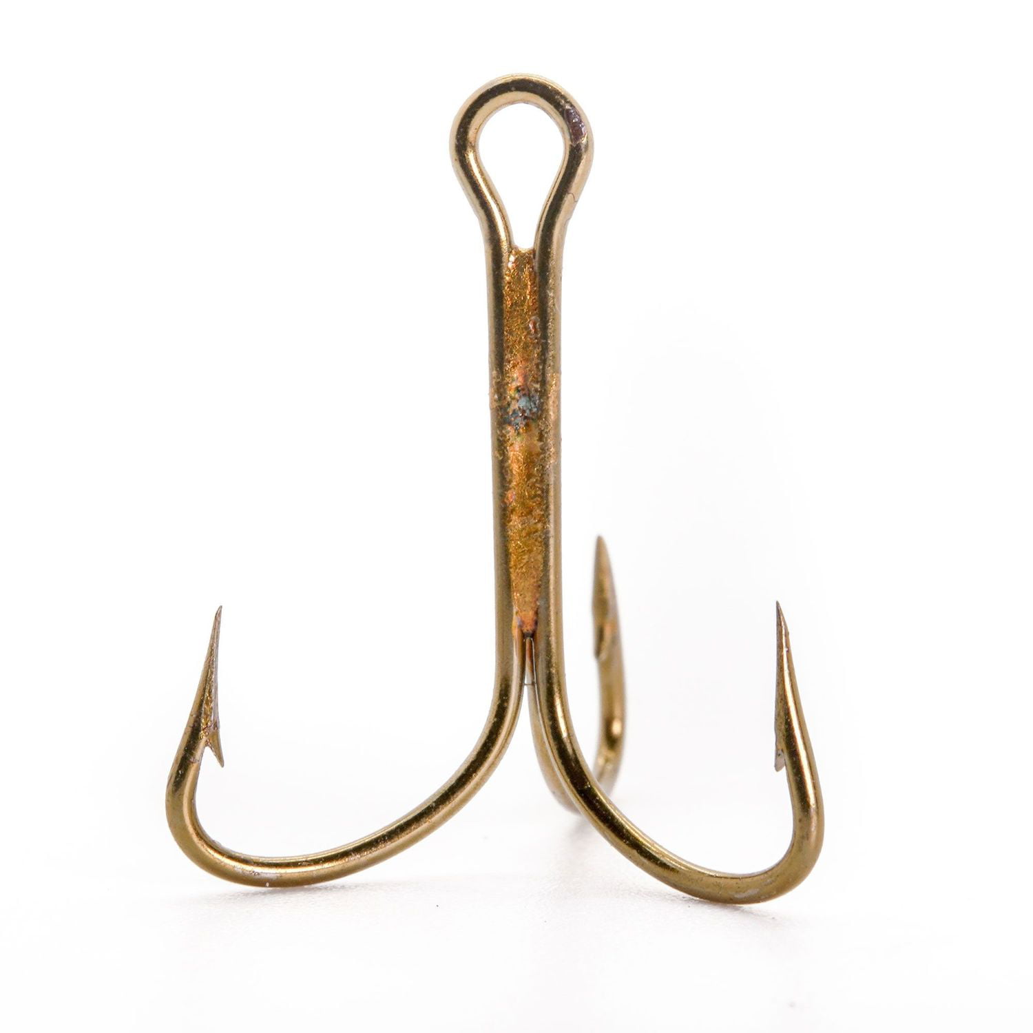 25 Pack Mustad Classic Gold Small Treble Fishing Hook 3551-GL Select Size 