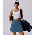 thumbnail image 5 of Pinspark Tennis Skirts for Women High Waisted Golf Skorts with 4 Pockets Knee Length Athletic Skort UV Protection Active Skirt, 5 of 6