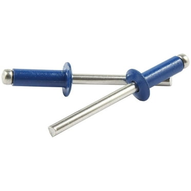 Allstar Performance Sm Hd Rivet Blue Alum 250pk Chevron ALL18135