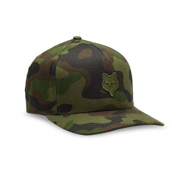 Gorra Fox Racing Fox Head Flexfit Green Camo para hombre