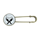 thumbnail image 1 of Equipo de llave en mano EsES Broche De Broche De Metal Antiguo Unbranded M, 1 of 3