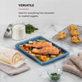 thumbnail image 4 of Bandeja para hornear KitchenAid, terciopelo azul, antiadherente, 23 x 33 cm, 4 of 7