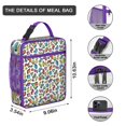 thumbnail image 2 of Abstract Insulated Lunch Bag Box Men Reusable Lunch Bag Water-Resistant Lunch Box Containers School Camping, 2 of 5