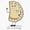 1pcs, variant on Witty Star Wars Metaphor Obi One Pierogi Polish Fried Potato Dumpling Foodie Pun Decal For Laptop Sticker