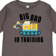 thumbnail image 4 of Inktastic Big Bro in Training with Bulldozer Boys Long Sleeve Toddler T-Shirt, 4 of 5