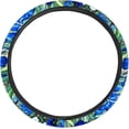 thumbnail image 2 of America Flag Camouflage Car Steering Wheel Cover Stretch-on Fabric Neoprene Comfortable Grip Automotive Steering Wheel Protector Adult Anti-Slip Universal 14-15 inch Machine Washable, 2 of 10