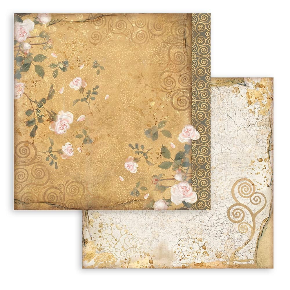 Stamperia Backgrounds Double-Sided Paper Pad 12"X12" 10/Pkg-Klimt