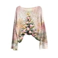 thumbnail image 5 of My Items Talove Long Sleeve Shirts for Women Graphic Printed Sweatshirt Women Fall Clothes Tunic Tops To Wear with Leggings Womens Tops Trendy Christmas Shirts, 5 of 5