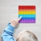thumbnail image 5 of Square Rainbow Silicone Push Bubble Fingertip Toys Kid Descompresión Artesanía Ndcxsfigh Nuevos Originales, 5 of 9