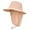 Pink, variant on EnJoCho Children Sun Hats Girls Boys Spring Autumn Outdoor Shade Solid Color Sunscreen Long Fisherman Hat Adjustable Chin Baby Casual Outing Hats