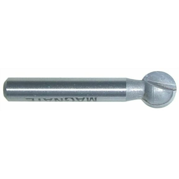 Magnate 2521 Plunge Ball End Carbide Tipped Router Bit 3 8 Cutting Diameter 3 8 Cutting Length