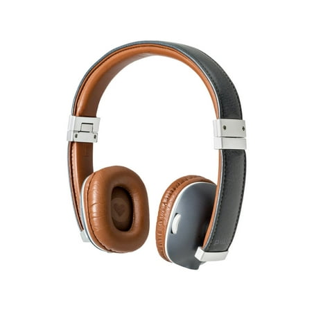Polk Audio Hinge Wireless - Headphones with mic - on-ear - wireless - 3.5 mm jack - blue