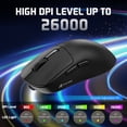 thumbnail image 3 of ATTACK SHARK X3 Optical USB Wireless Office Mouse, Black, 3 of 14