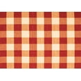 thumbnail image 1 of Ahgly Company Indoor Rectangle Checkered Orange Modern Area Rugs, 6' x 9', 1 of 1