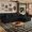Black, variant on Eyisean 107" Corduroy Modular Sectional Sofa, Comfy L Shaped Boneless Cloud Couch with Chaise & Pillow, Upholstered Deep Seat Sofa with Flexible Configuration, No Assembly Required for Living Room