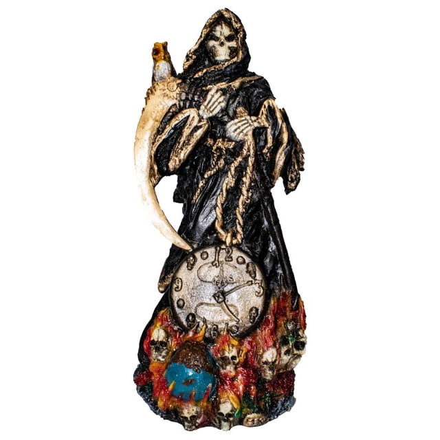 Imágenes Santa Muerte Tiempo (Negro)