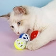 thumbnail image 5 of 18-Pack Cat Toy Balls with Bells 1.58 Inch Plastic Kitten Chase Toy Jingle Bell Balls for Cat Indoor Training By PULMCheerger, 5 of 7
